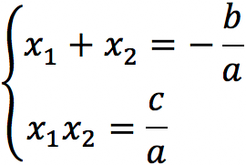 Теорема Виета - квадратное уравнение