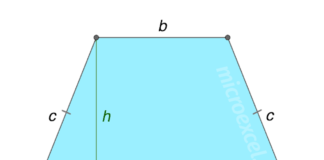 Как найти высоту равнобедренной трапеции: формулы через стороны, основания и тд