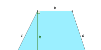 Как найти высоту трапеции: формулы через стороны, диагонали, площадь